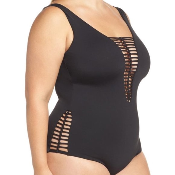 Becca ETC Swim No Strings Attached One Piece (size 0X) NWT - Picture 2 of 6